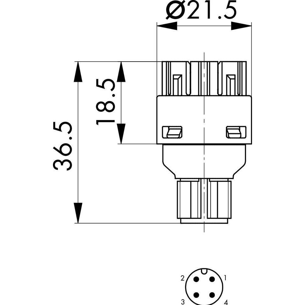 Thumbnail - Schlegel Kontaktelement 2 Schliesser tastend 1 St., Taster + Schalter