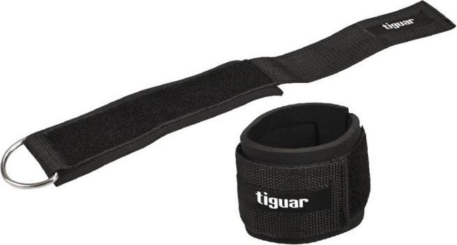 Actual product image Tiguar Knöchelmanschetten für Kabelzug – grössenverstellbar, gepolstert, mit Haken, für Bein- & Po-Training