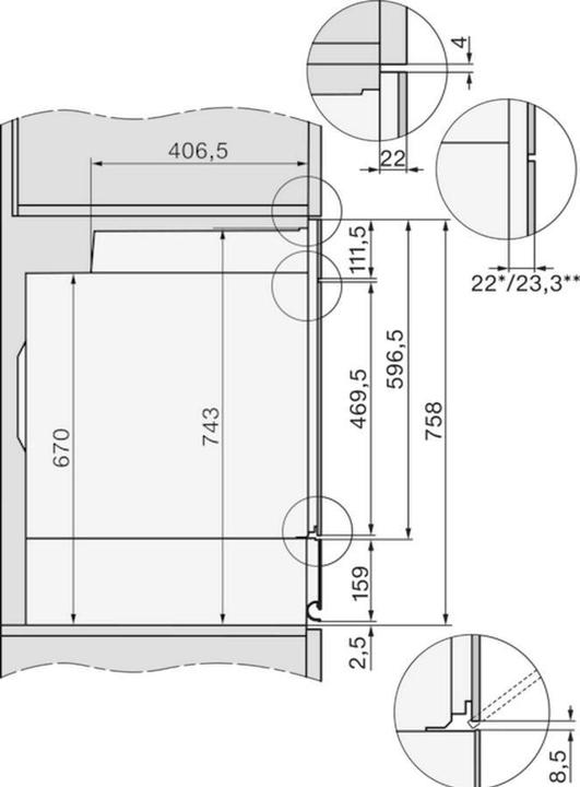 Actual product image Miele H 2861-55 BP