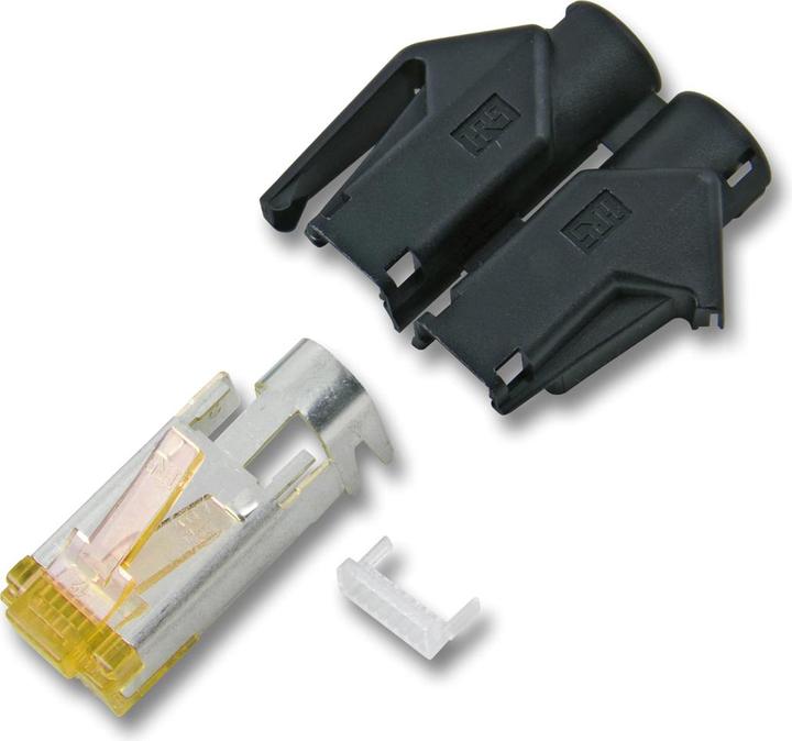Actual product image Draka Comteq Cat.6a 10m Cat6a S/FTP (S-STP) Black (S/FTP, CAT6a, 10 m)
