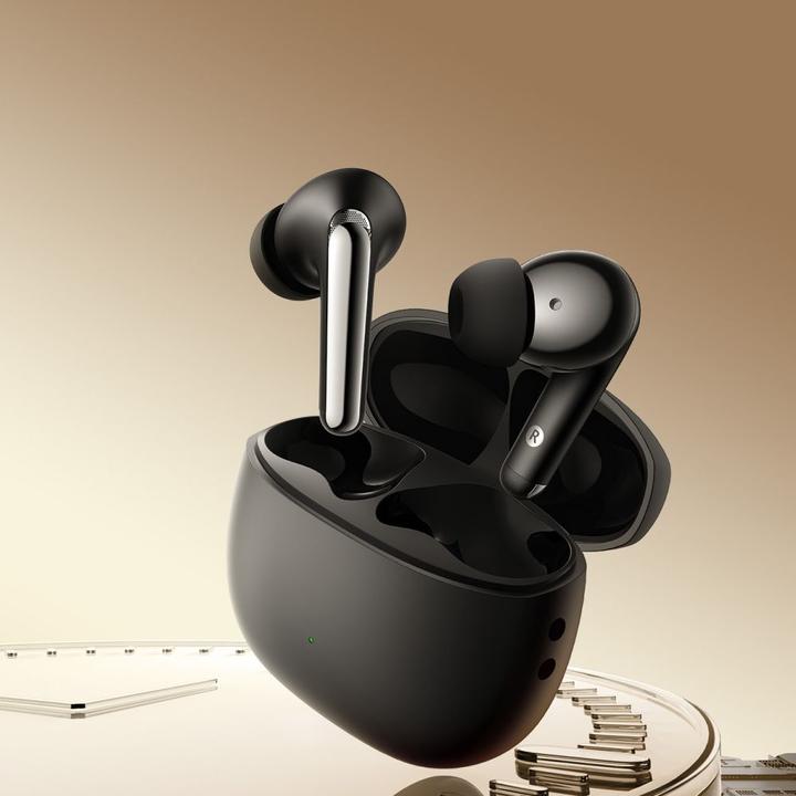 Actual product image Joyroom JR-FN1 Funpods Series Wireless Headphones (black) (ANC, 7 h, Wireless)