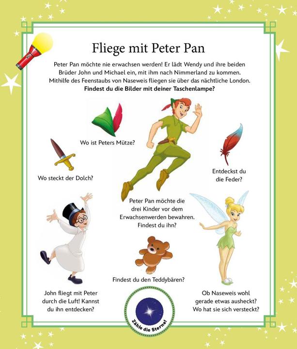 Produktbild Mein Taschenlampenbuch Disney Klassiker (Deutsch, Schwager & Steinlein Verlag, 2025)