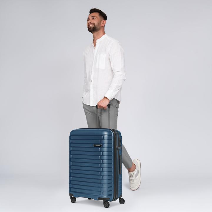 Actual product image Pactastic Collection 04 THE MEDIUM + 4 Rollen Trolley M 66 cm mit Dehnfalte (67 l)