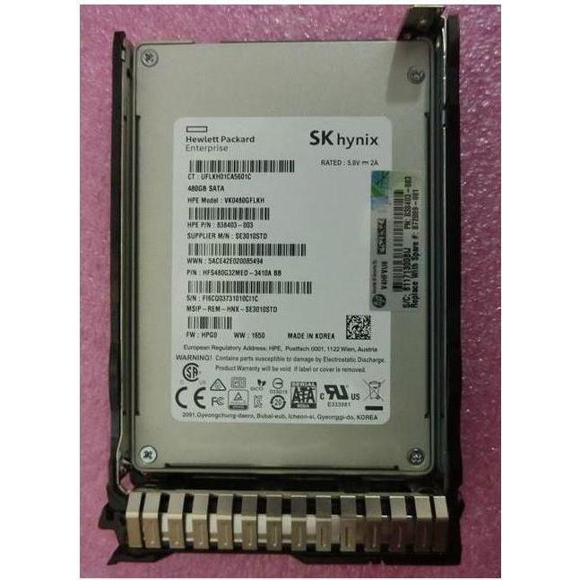 HPE 480GB 6G SATA SFF RI SC SSD (480 GB, 2.5"), SSD