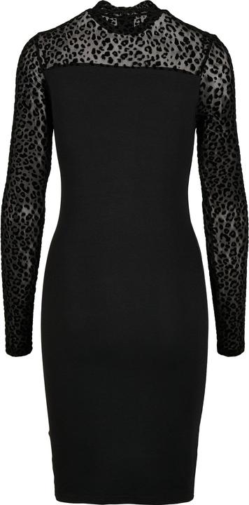 Immagine prodotto Urban Classics Abito da donna con collo a tartaruga in pizzo Flock (XS)