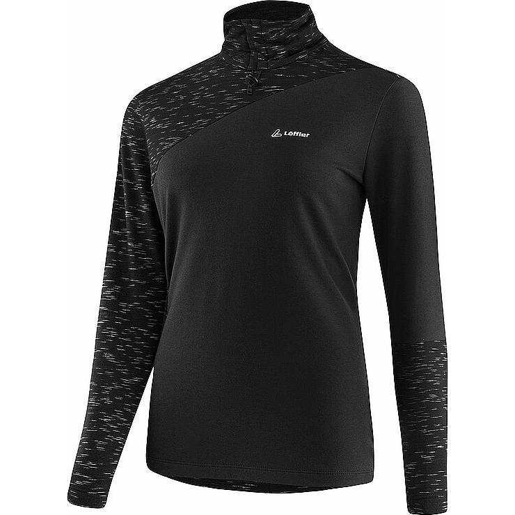 Löffler, Damen, Funktionsshirt, Women's Turtleneck Starlit Transtex (40), Schwarz, 40
