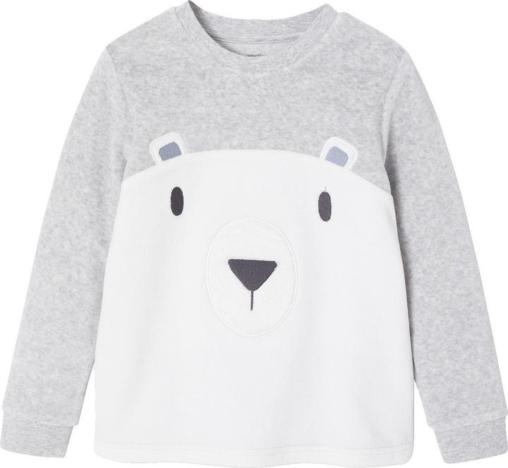 Produktbild Vertbaudet Jungen Samt-Schlafanzug mit Bär und Recycling-Polyester (128)