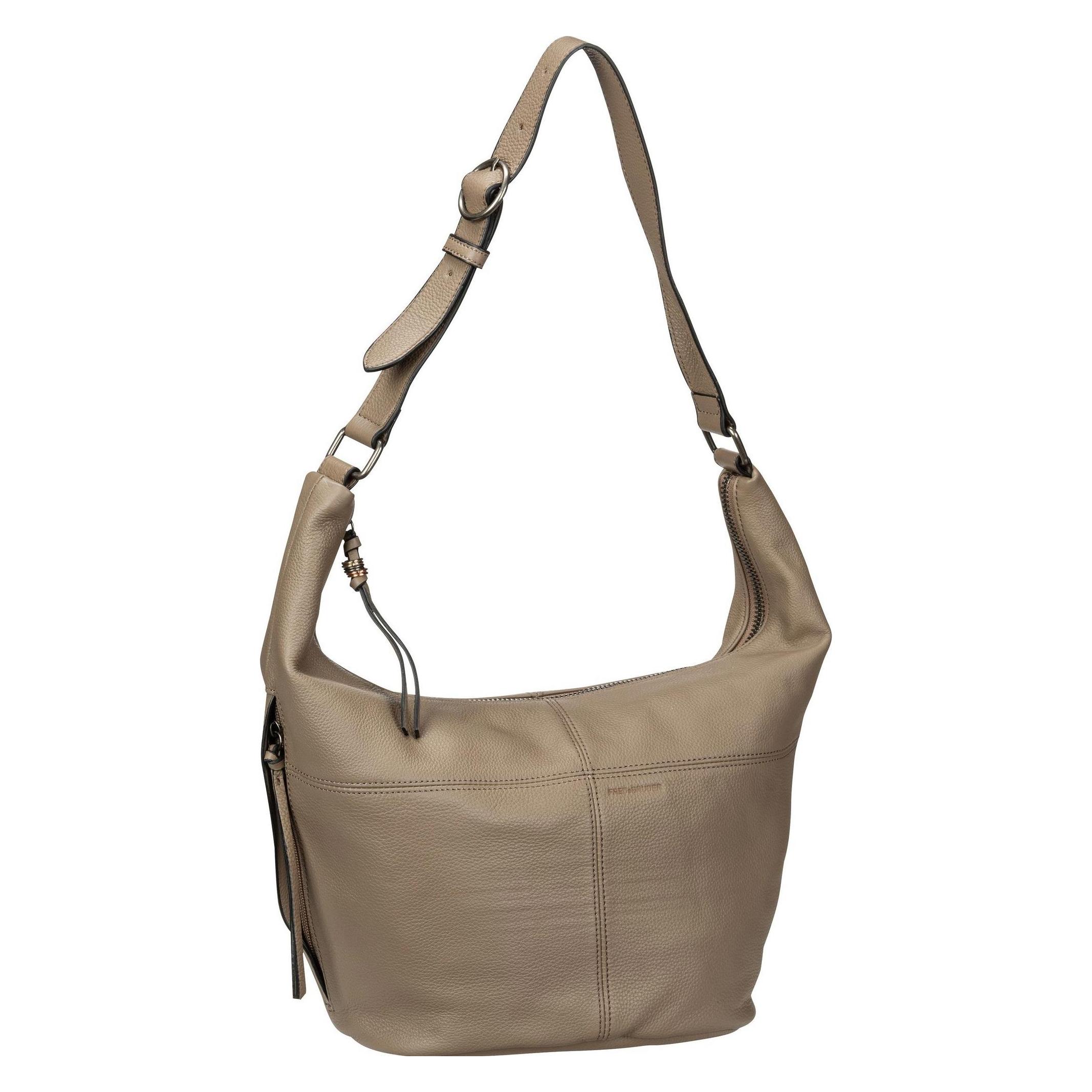 FredsBruder, Damen, Handtasche, Beuteltasche Pruvia Bucket Shoulderbag, Braun