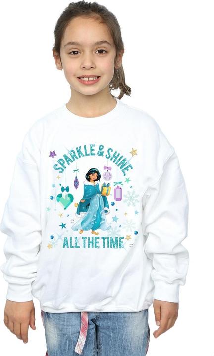 Produktbild Disney Princess Jasmine Sparkle And Shine Sweatshirt Mädchen (128)