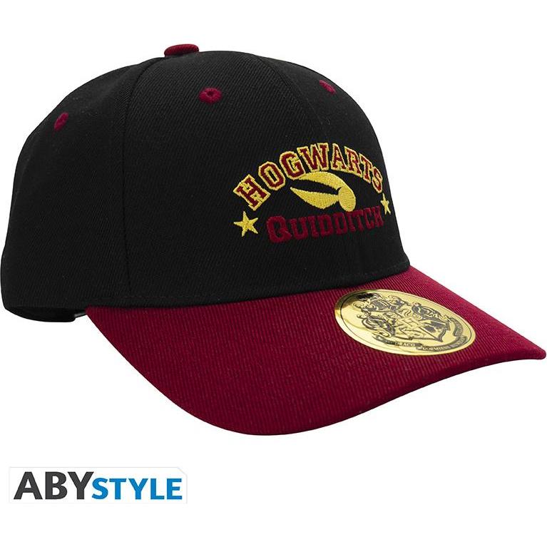 ABYstyle, Cap, Cappellino Harry Potter : Quidditch (Rosso/Nero), Rot, Schwarz