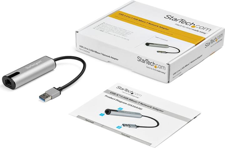 Produktbild StarTech US2GA30 (USB, RJ45 2.5 Gigabit Ethernet (1x))