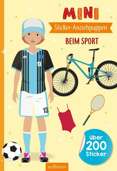 Produktbild Mini-Sticker-Anziehpuppen – Beim Sport