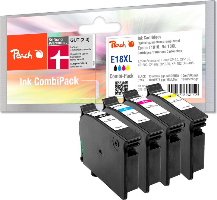 Image du produit Peach 18xl (C, CF, M, Y)