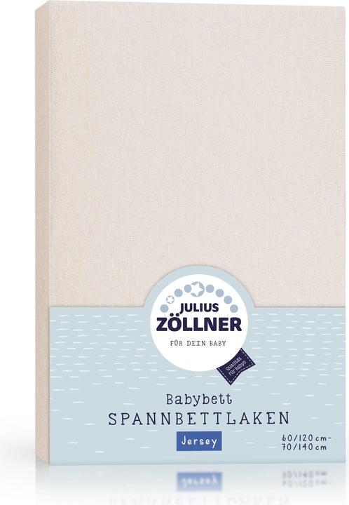 Actual product image Julius Zöllner Jersey fitted sheet for baby mattresses 60x120 to 70x140cm, shell