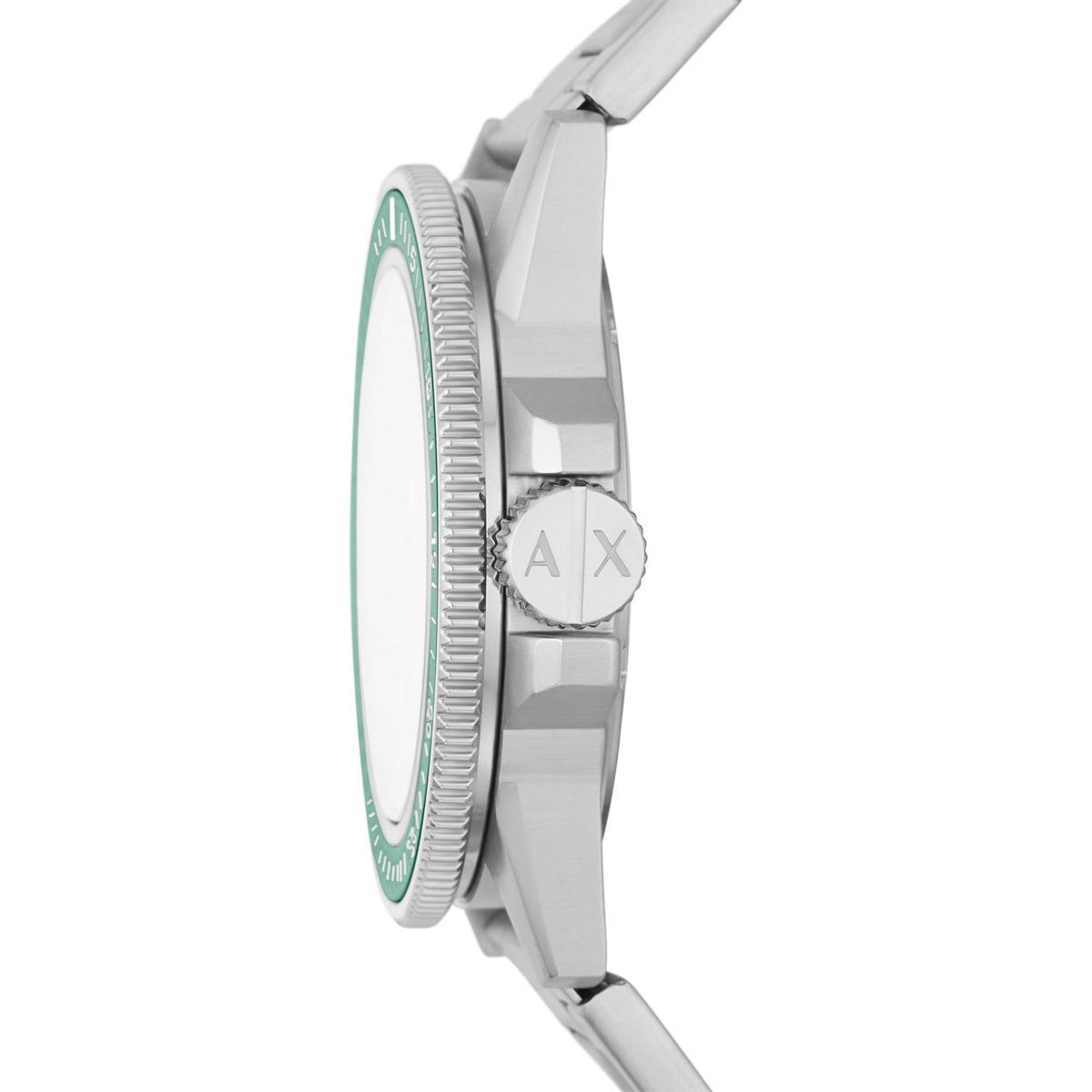 Thumbnail - Armani Exchange, Armbanduhr, Leonardo, Silber, (Analoguhr, 42 mm)