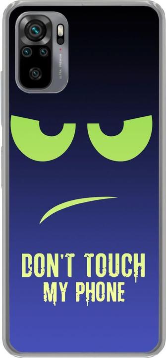 Dont Touch My Phone Green Blue