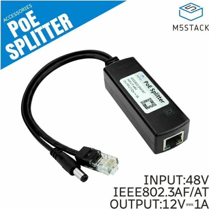 Produktbild M5Stack PoE Splitter 12V/1A IEEE 802.3af