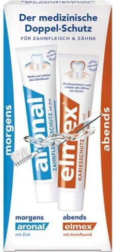 Actual product image Elmex +Aronal Tooth Paste 2x12ml (24 ml)