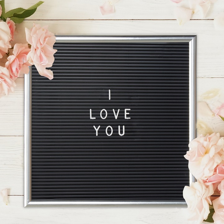 Produktbild Relaxdays Letterboard (Wandtafel, 30 x 30 x 2 cm)