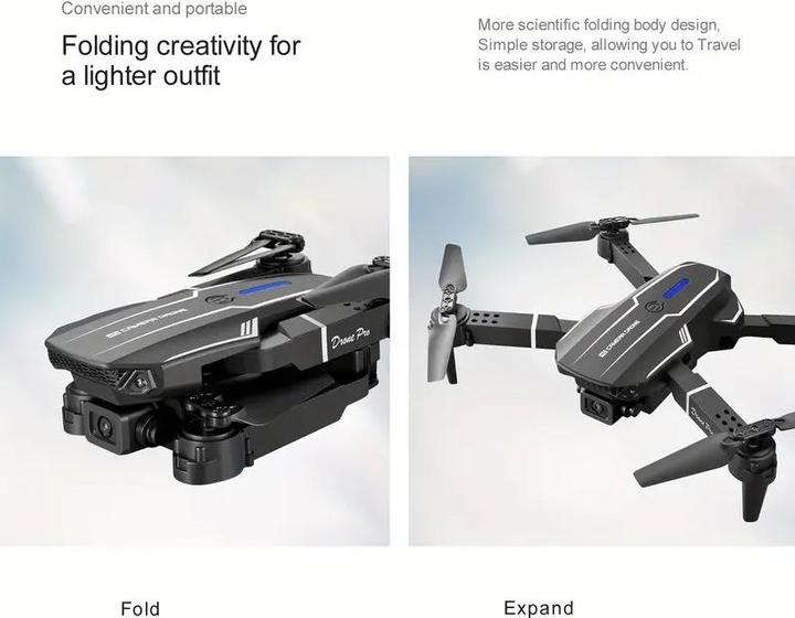 Produktbild Cbx Max Folding E88 Drohne Quadcopter mit Dualkamera (20 min)
