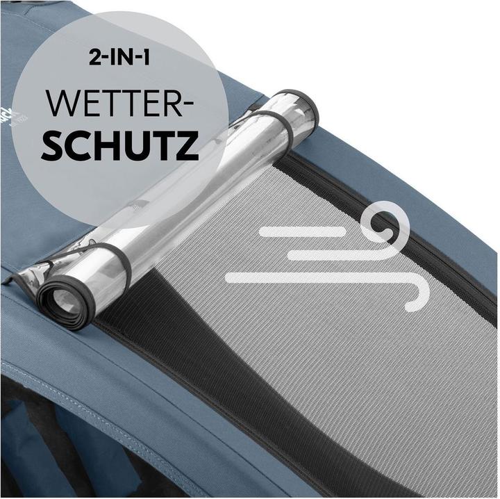 Produktbild Hauck 2in1 Fahrradanhänger Sparset Dryk Duo Plus