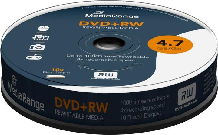 Actual product image MediaRange 10 x DVD+RW (10 x)