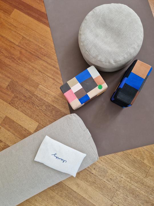 Immagine prodotto Do good club Meditation Cushion Linen Round (15 cm)