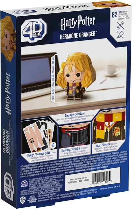 Actual product image Spin Master 4D Puzzles - Hermione Chibi Solid (6068745) (82 pieces)