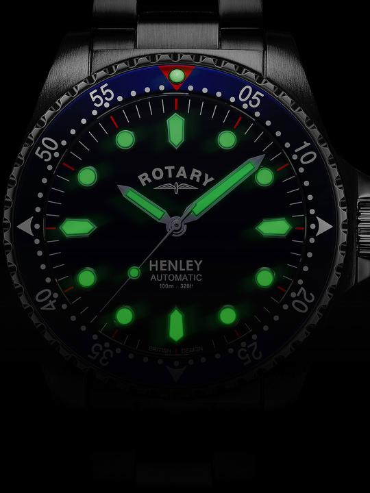Produktbild Rotary GB05136/05 Henley Automatik 42mm 10ATM (Analoguhr, 42 mm)