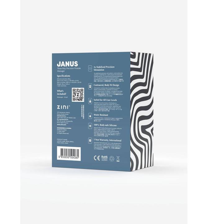 Actual product image Zini Janus Lamp Iron, Three Way Precision Prostate Massager (Small)