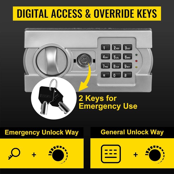 Actual product image Vevor Digital Drop Safe