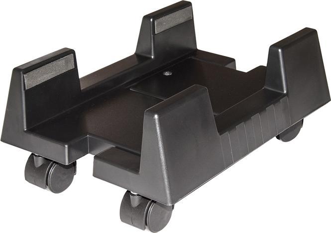 Actual product image Porta Computer Con Ruote Regolabile Nero