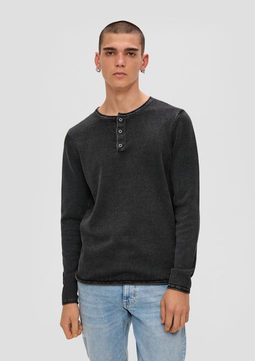 Produktbild s.Oliver Strickpullover Longsleeve aus Feinstrick (S)