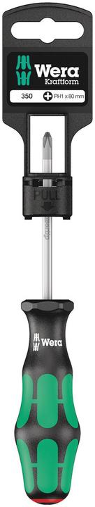 Produktbild Wera 350 PH 1 x 80 mm SB (Phillipps-Kreuzschlitz (PH))