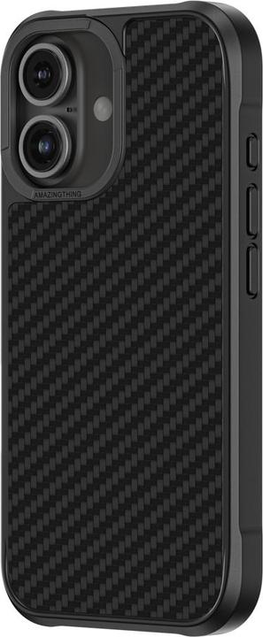 Image du produit Amazingthing Titan Max Case mit 1500D Aramidfasern für iPhone 16 - Schwarz (Apple iPhone 16)