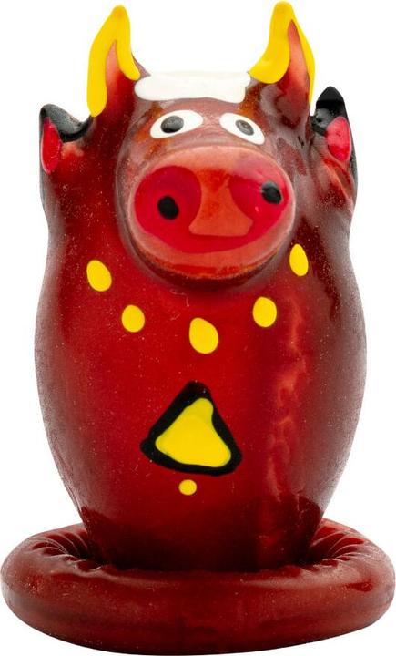 Produktbild Erco Scherzkondom «Stier» – handbemalt, kraftvolles Tiermotiv, origineller Partygag! (1 Stk.)