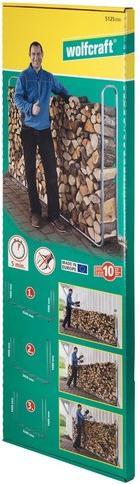 Image du produit wolfcraft 1 aide à l'empilage Modular XXL pour le bois de chauffage