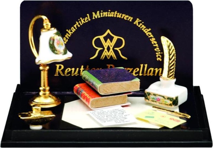 Produktbild Reutter 001.875/6 - Schreibtischgarnitur, Miniatur (8 x 5 x 5 cm)