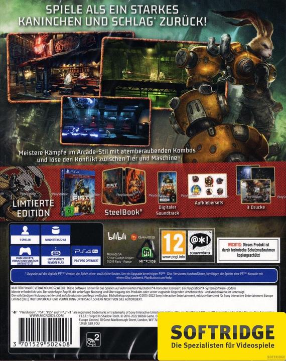 Image du produit Microids F.I.S.T. : Forged In Shadow Torch (mise à niveau gratuite vers la PS5) (PS4, DE)