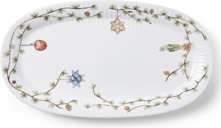 Actual product image Kähler Hammershøi Christmas 2023 ovalt serveringsfad