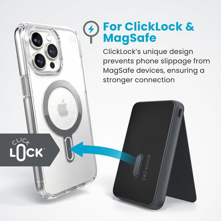 Actual product image speck StandyBank + ClickLock - Power Bank MagSafe 5000 mAh + Stand (5000 mAh, 7.50 W)