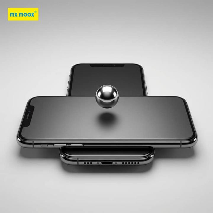 Actual product image Mx. Moox iPhone 13 / 14 / 13 Pro / 16e- Tempered Glass / Panzerglas - Anti-Glare matt (Apple iPhone 13, Apple iPhone 13 Pro, Apple iPhone 14, Apple iPhone 16e)