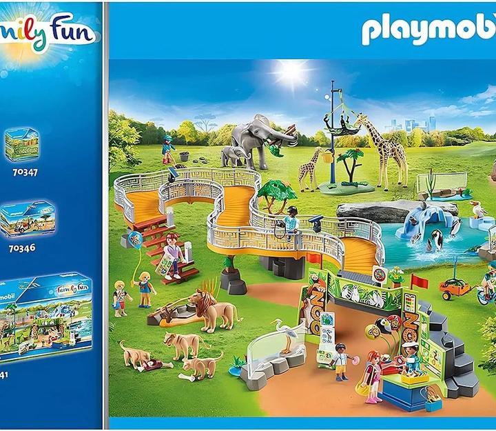 Produktbild Playmobil Elefanten im Freigehege (70324, Playmobil Family Fun)