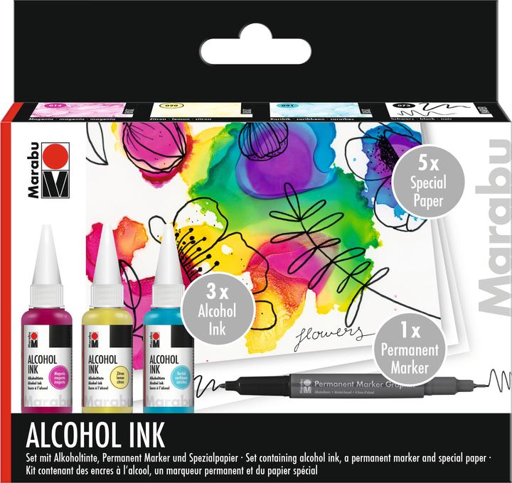 Produktbild Marabu Alkoholtinte (Lila, Turquise, Yellow)