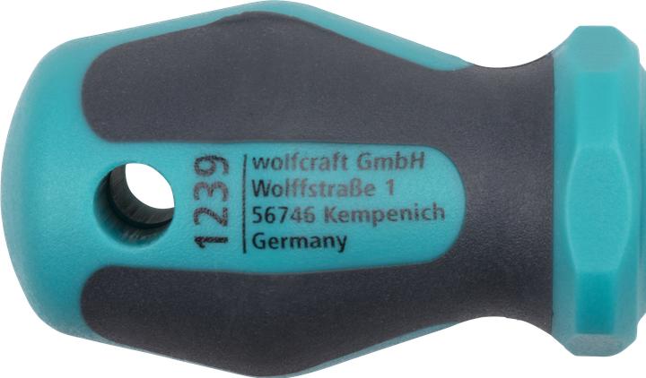 Actual product image wolfcraft 1 Hand-held screwdriver with bit attachment 76mm