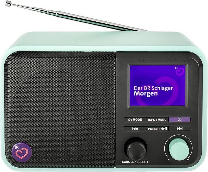 Immagine prodotto Dual BR Schlager Radio - Radio DAB+/ FM con Bluetooth e batteria ricaricabile (DAB)