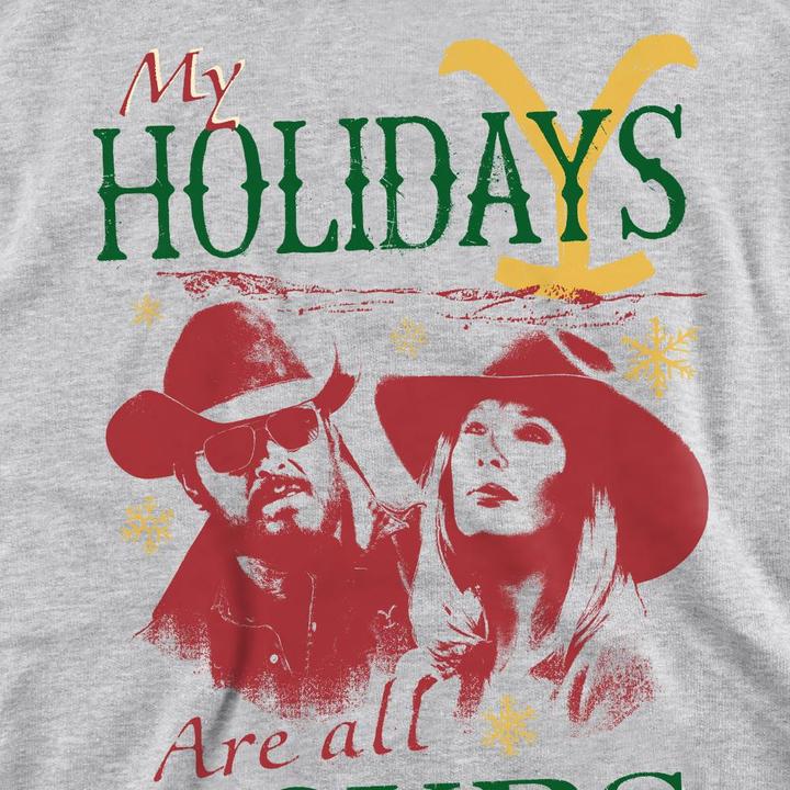 Immagine prodotto Yellowstone My Holidays Are All Yours Felpa Natale Adulto Unisex (XL)