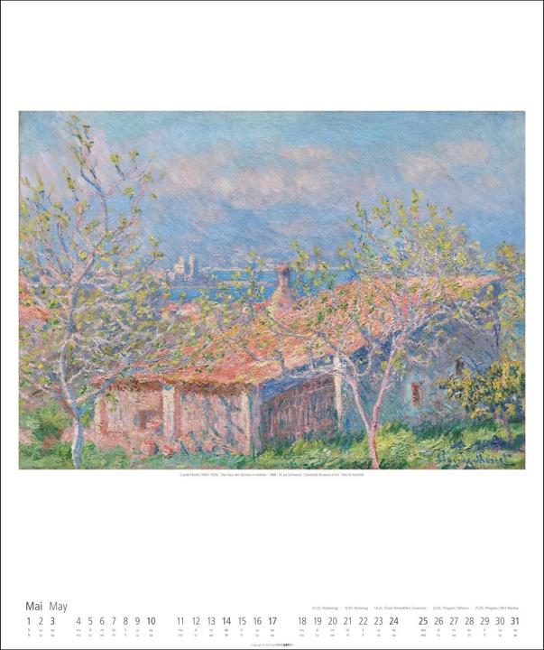 Produktbild Impressionismus Kalender 2026 (46 x 55 cm)