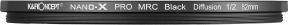 Produktbild K&F Concept Nano-X MRC Black Mist 1/2 Diffusionsfilter – 82 mm (82 mm, Diffusionsfilter)
