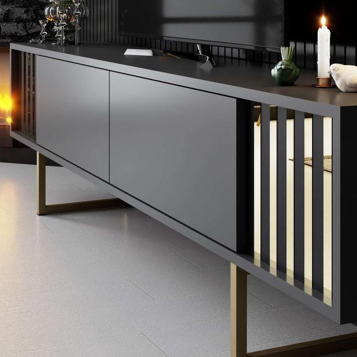 Actual product image Skye Decor Gold Line TV Stand
